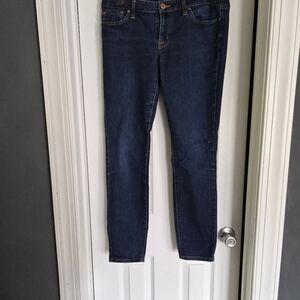 Tommy Hilfiger Dark Wash Skinny Jeans Womens Size 8R Stretch Denim Indigo Classi